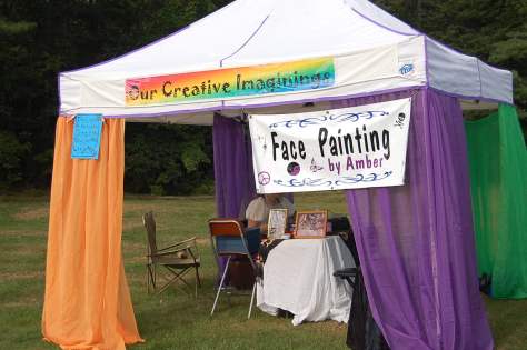 Our Creative Imaginings Tent at the Ren Faire 2012
